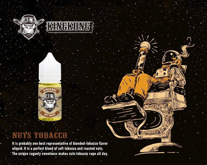 KINGKONG 金剛煙草系列 30ML 尼古丁鹽煙油｜經典醇厚煙草風味-VAKA糖果雲煙館
