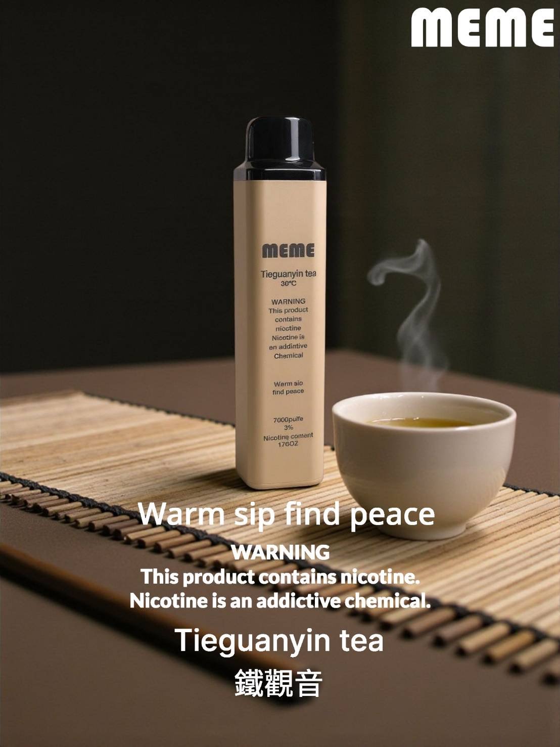 MEME 7000口拋棄式電子煙｜韓國MEME Vape大容量一次性電子煙｜長效續航水果風味電子煙-VAKA糖果雲煙館
